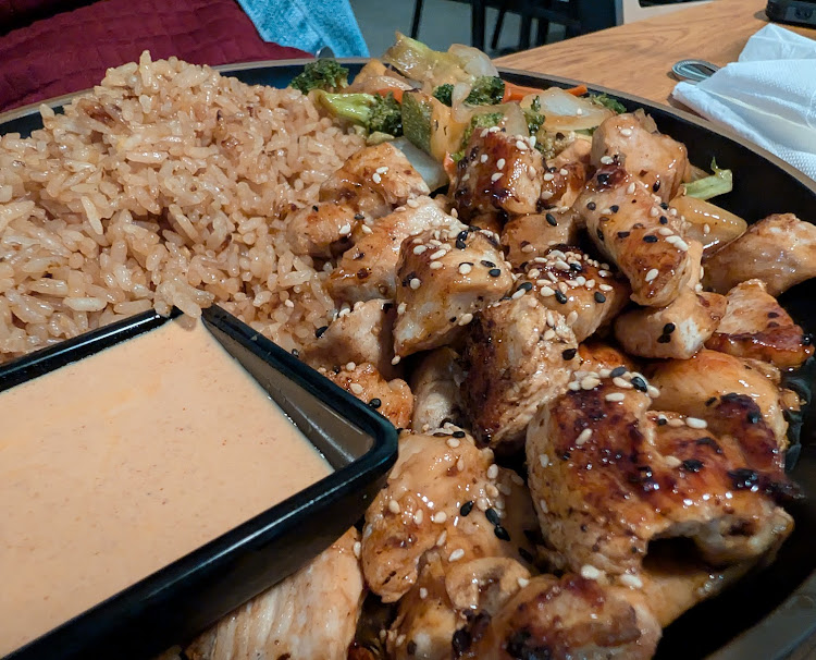 Samurai hibachi plate